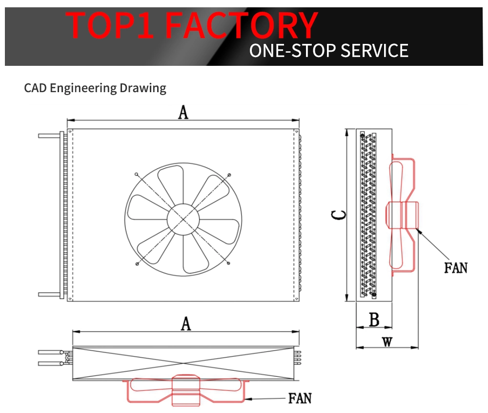 Industrial Fin Tube Steam Air Heater for Drying Process