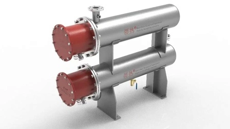 Aquecedor de flange em linha do processo de circulação de óleo lubrificante horizontal do encanamento para indústria